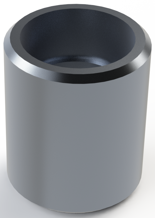 FULL 3/4" NPT MILGRADE ALUMINUM COUPLING