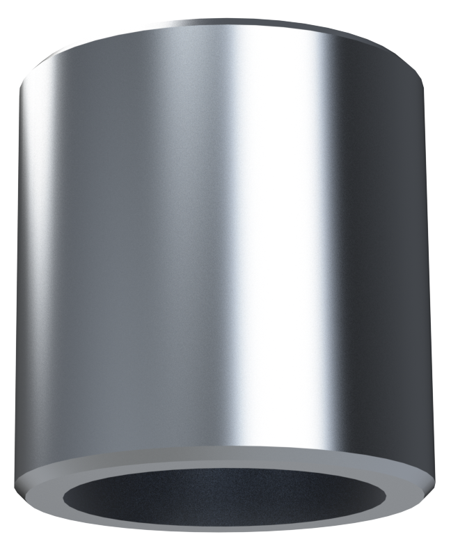 FULL 1 1/2" NPT MILGRADE ALUMINUM COUPLING