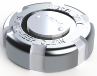 2.5" OD Vented Non-Locking Freightliner Style Aluminum Fuel Cap with 8 Threads Per Inch