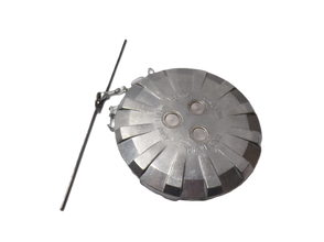4" Non-Vented Non-Locking Aluminum Fuel Cap with 8 Threads Per Inch