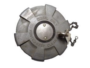 4" Vented Locking Aluminum Fuel Cap with 8 Threads Per Inch