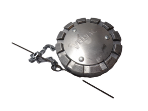 3" Vented Non-Locking Aluminum Fuel Cap with 8 Threads Per Inch