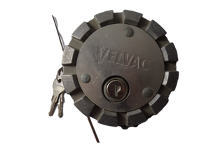 3" Vented Locking Aluminum Fuel Cap with 8 Threads Per Inch