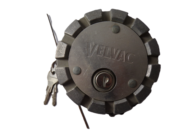 3" Vented Locking Aluminum Fuel Cap with 8 Threads Per Inch