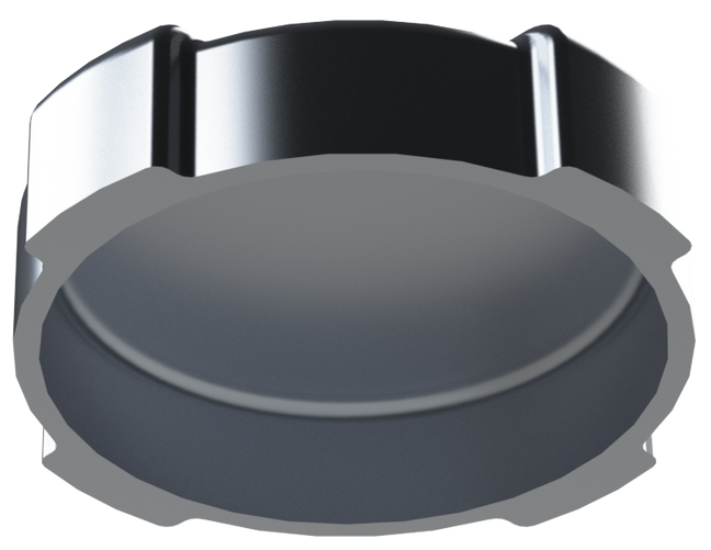 3"-5.5 TPI NON VENTED, NON LOCKING KENWORTH STYLE FUEL CAP