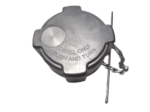 4" Freightliner Style Non-Locking Cam Locking Aluminum Fuel Cap