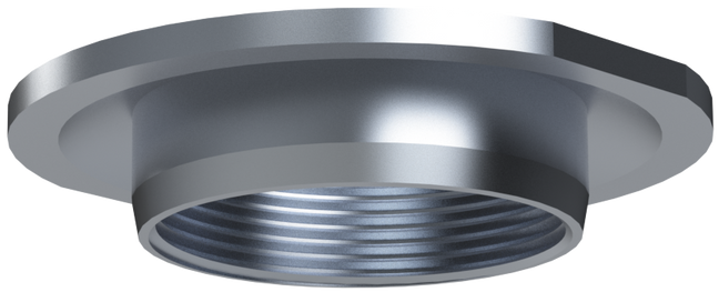 2" NPTF MILGRADE ALUMINUM FLANGE