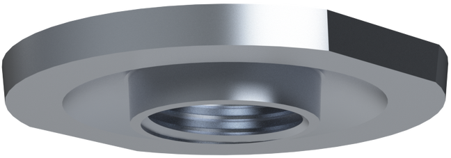 3/8" NPTF MILGRADE ALUMINUM FLANGE