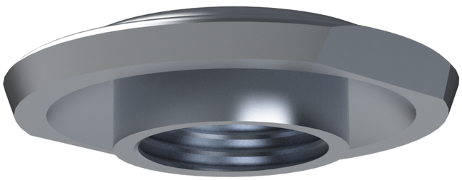 1/2" NPTF MILGRADE ALUMINUM FLANGE