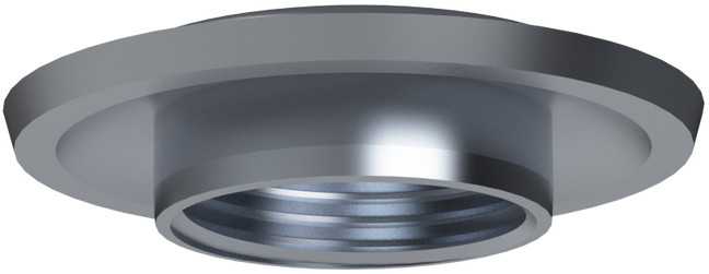 1" NPTF MILGRADE ALUMINUM FLANGE