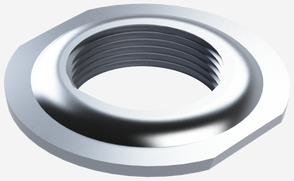 1-1/4" NPTF MILGRADE ALUMINUM FLANGE