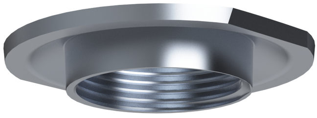 1-1/4" NPTF MILGRADE ALUMINUM FLANGE