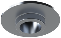 2" NPTF HEAVY DUTY MILGRADE ALUMINUM FLANGE TYPE 1