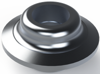 1" NPTF HEAVY DUTY MILGRADE ALUMINUM FLANGE