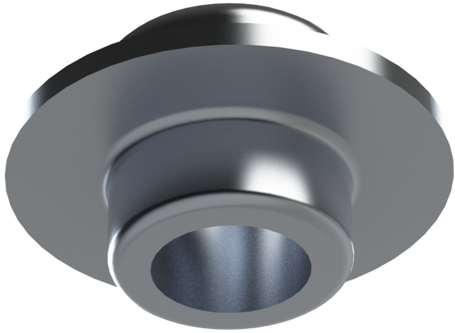 1" NPTF HEAVY DUTY MILGRADE ALUMINUM FLANGE