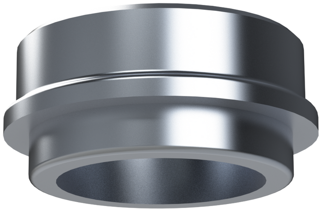 1 1/2" NPTF MEDIUM DUTY MILGRADE ALUMINUM FLANGE