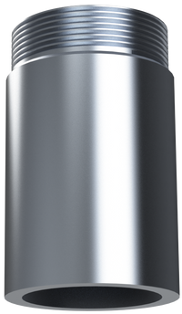 4" LONG - 2" NPSM - 11.5 NPSM -11.5 TPI MILGRADE ALUMINUM FILL NECK