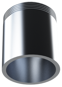 4" Long - 3" NPSM - 8 TPI Milgrade Al Fill Neck