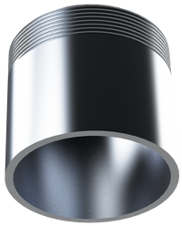 4" Long - 4" NPSM - 8 TPI Milgrade Al Fill Neck