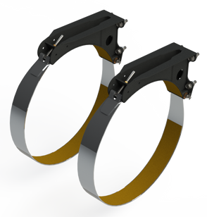 26" PB style polished mounting kit - 2 piece