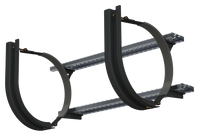 18" 2 Piece Black Mounting Kit Combo