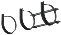 22" 3 Piece Black Mounting Kit Combo