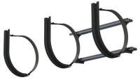 23" 3 Piece Black Mounting Kit Combo