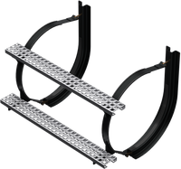 24.5" 2 Piece Black Mounting Kit Combo
