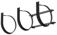 26" 3 Piece Black Mounting Kit Combo