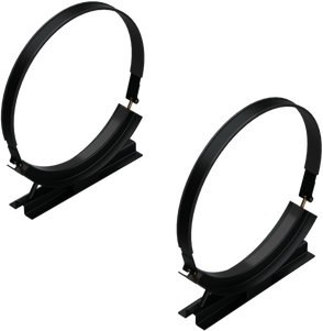 23" 2 Piece Black Flat Mounting Kit