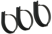 16" 3 Piece Black Mounting Kit