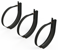 20" 3 Piece Black Mounting Kit
