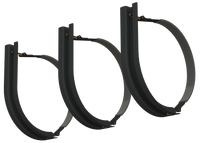 20" 3 Piece Black Mounting Kit