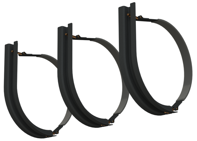 20" 3 Piece Black Mounting Kit