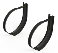 20" 2 Piece Black Mounting Kit
