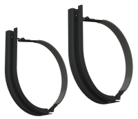 20" 2 Piece Black Mounting Kit