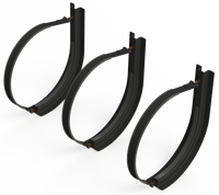 22" 3 Piece Black Mounting Kit