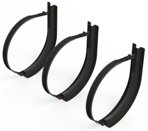 22" 3 Piece Black Mounting Kit
