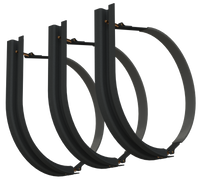 23" 3 Piece Black Mounting Kit