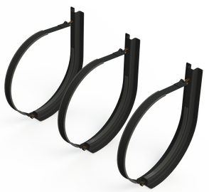 24" 3 Piece Black Mounting Kit