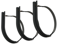 24.5" 3 Piece Black Mounting Kit