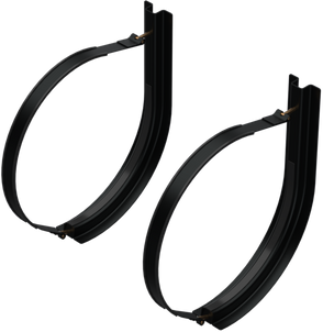 24.5" 2 Piece Black Mounting Kit