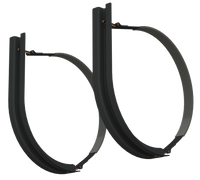 24.5" 2 Piece Black Mounting Kit