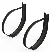 24" 2 Piece Black Mounting Kit