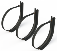 25" 3 Piece Black Mounting Kit