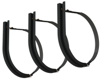 25" 3 Piece Black Mounting Kit
