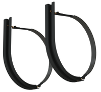 25" 2 Piece Black Mounting Kit
