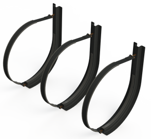 26" 3 Piece Black Mounting Kit