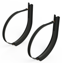 26" 2 Piece Black Mounting Kit