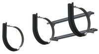 18" 3 Piece Stainless Steel Mounting Kit Combo